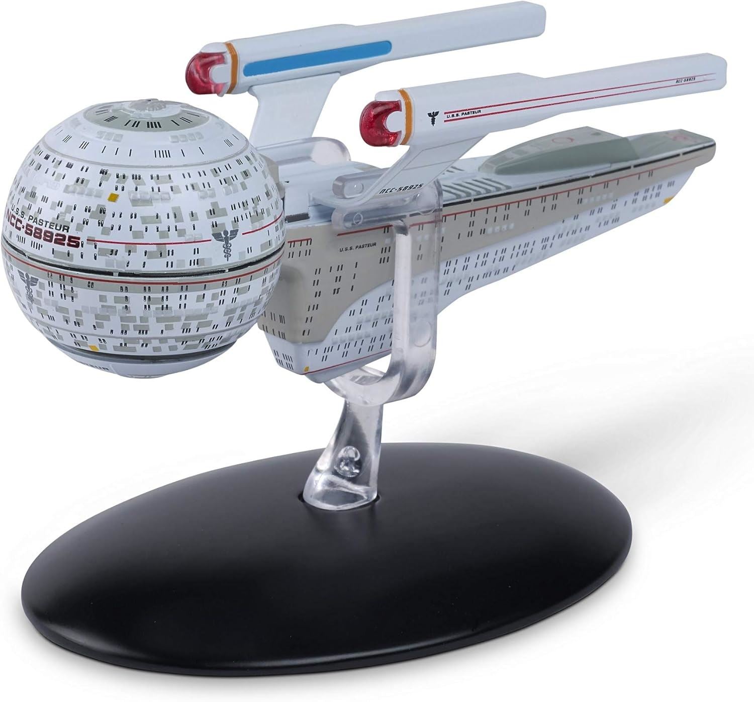 #42 U.S.S. Pasteur NCC-58925 (Olympic-Class) Model Die Cast Ship (Eaglemoss / Star Trek) Real Merch