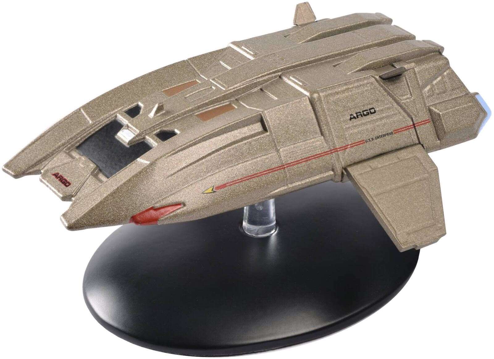 #09 Type-17 Cargo Shuttlecraft "Argo" Model Diecast Ship (Eaglemoss / Star Trek) Real Merch