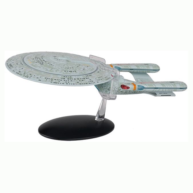 #02 U.S.S. Enterprise NCC-1701-D (Galaxy-class) XL EDITION Die-cast Model Ship (Eaglemoss / Star Trek) Real Merch