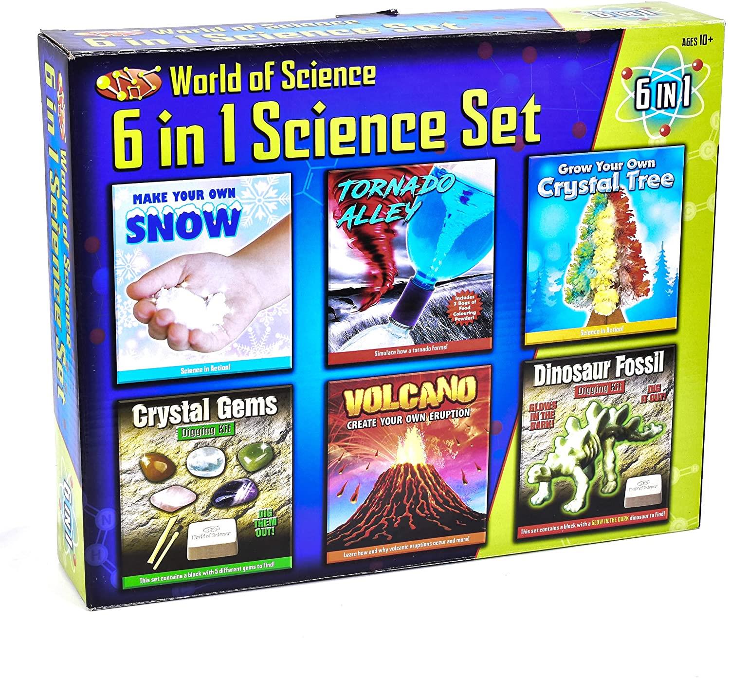 Children's 6-in-1 Home Science Experiment Starter Kit Curious Minds