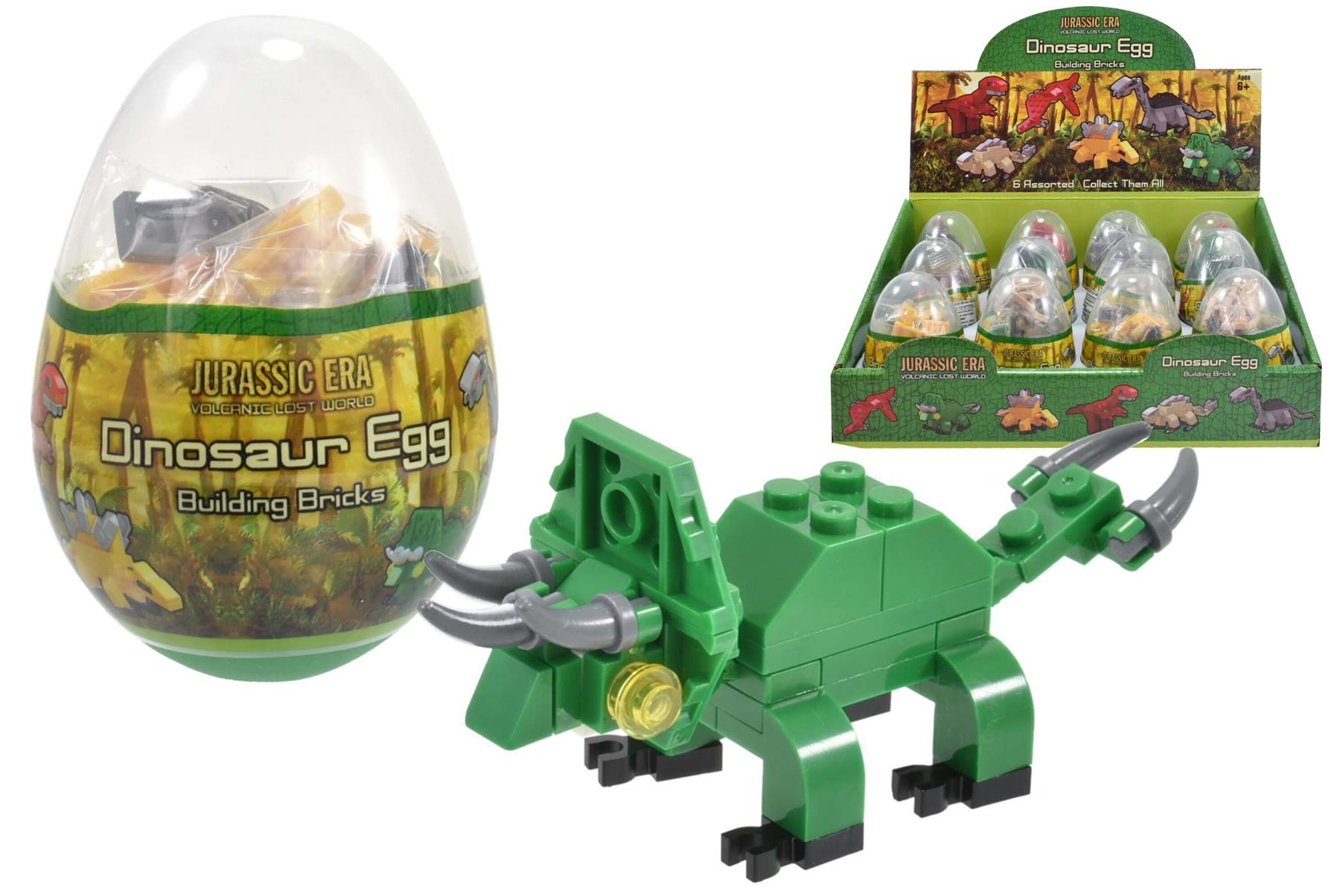 Build Your Own Dinosaur Figure Brick Sets (Assorted Designs) Curious Minds