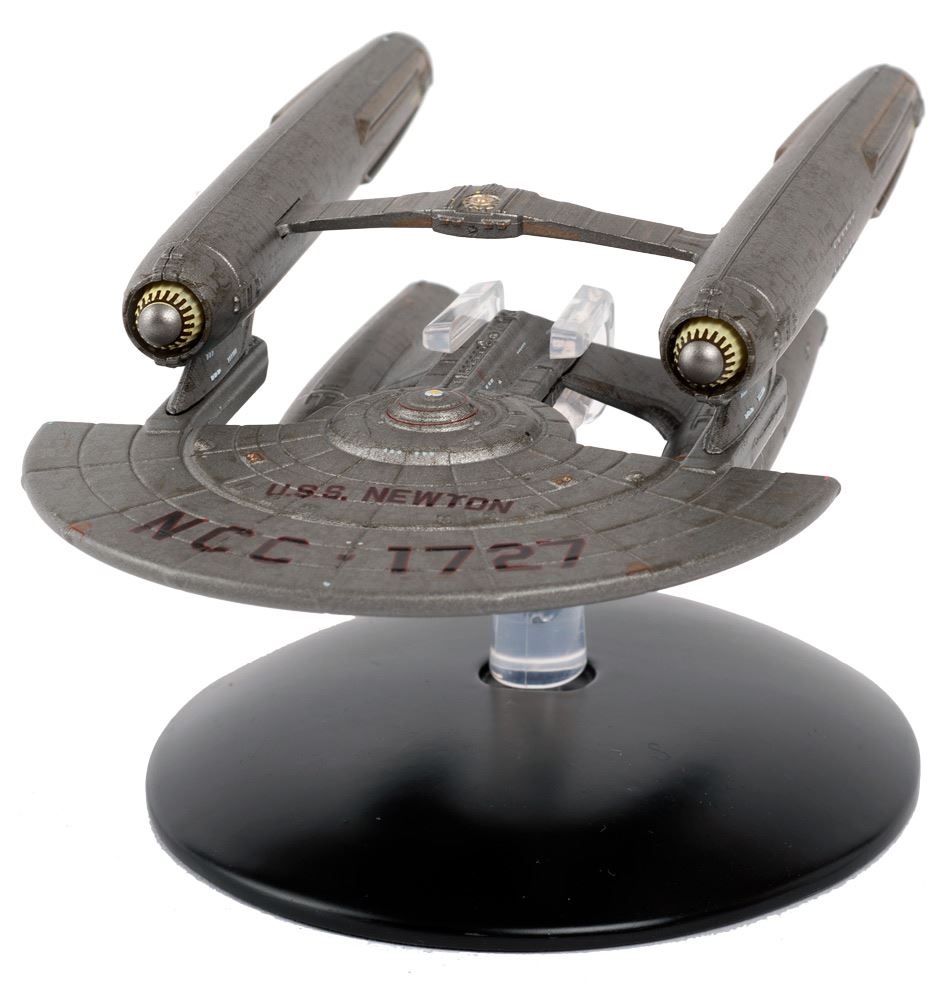 #28 U.S.S. Newton NCC-1727 (Newton-type) Model Diecast Ship BONUS ISSUE (Eaglemoss / Star Trek) Real Merch