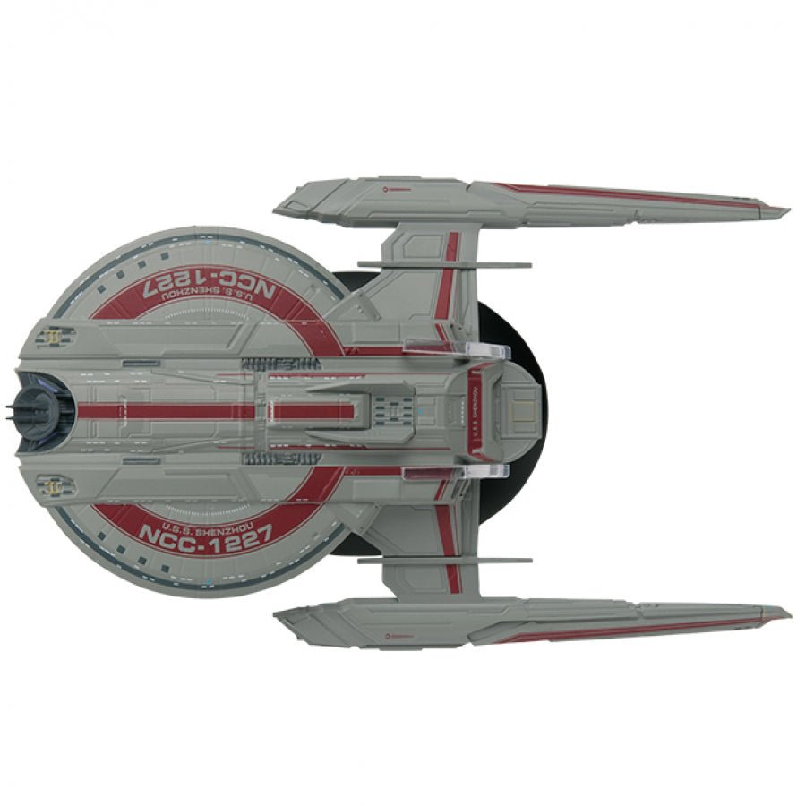 #01 U.S.S. Shenzhou NCC-1227 (Walker class) Discovery Ship Model Die Cast Starship (Eaglemoss / Star Trek) Real Merch