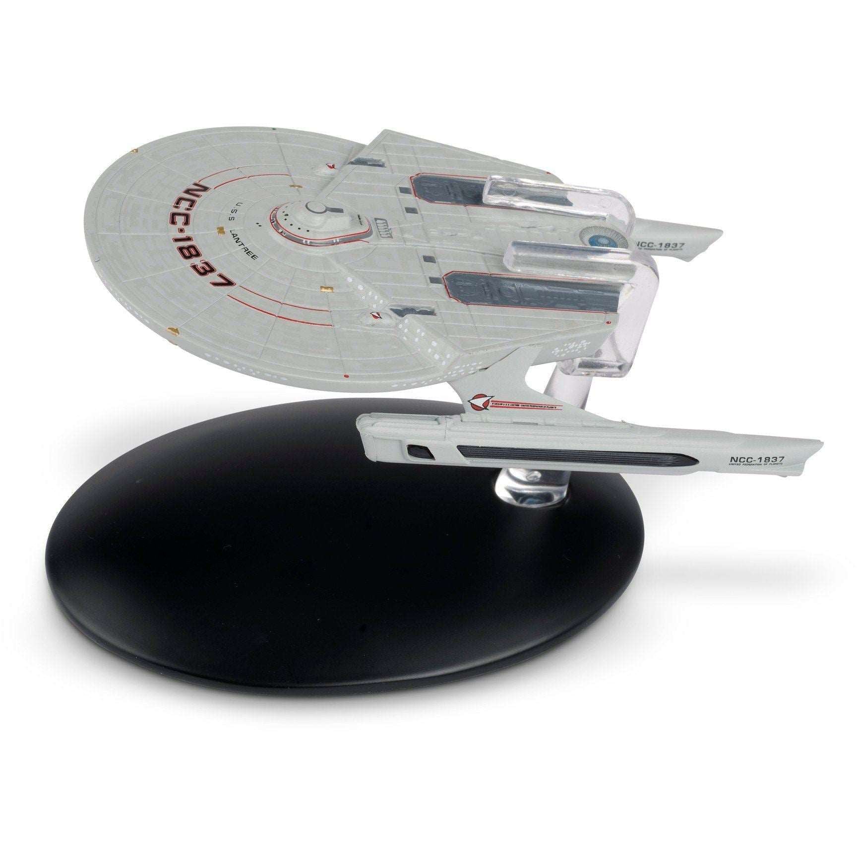 #138 USS Lantree NCC-1837 Model Die Cast Ship (Eaglemoss / Star Trek) Real Merch