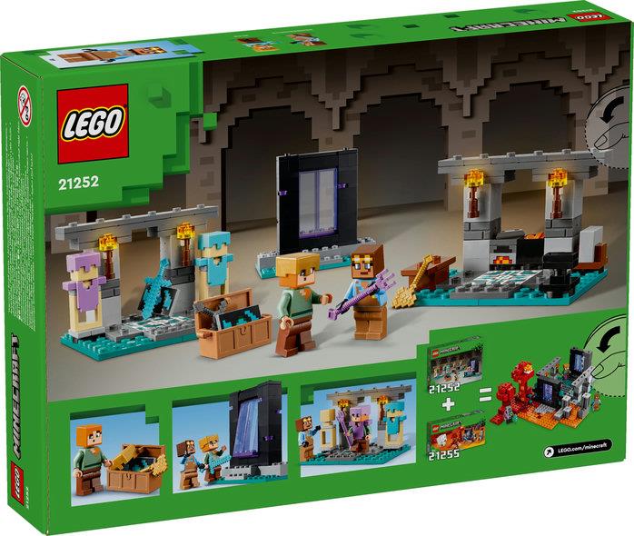 Lego Minecraft 21252 The Armoury Buildable Toy Playset for Ages 8 & Up Curious Minds