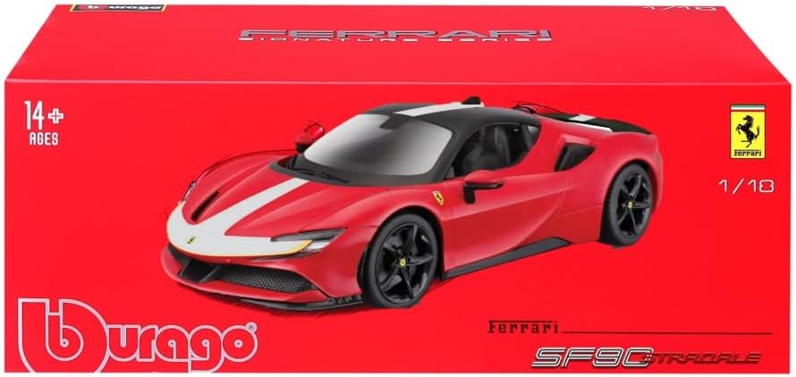Bburago Ferrari Signature SF90 STRADALE Super Car Rooleo