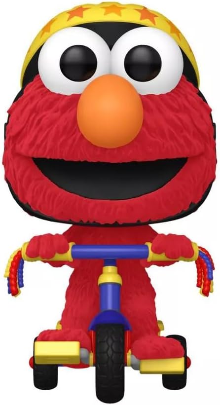 Funko POP Rides: Sesame Street Elmo on Trike Flocked Rooleo