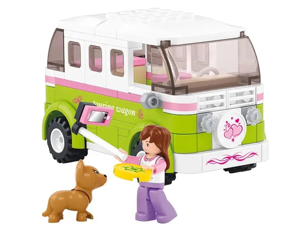 Sluban Girls Dream Touring Wagon Brick Building Set Sluban