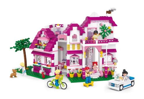 Sluban Girl's Dream Seaside Villa Building Brick Set Sluban