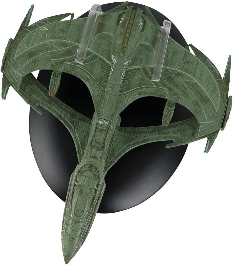 #13 R.R.W. Aelahl Light Warbird Battlecruiser Diecast Model Ship STO (Star Trek / Eaglemoss) Real Merch