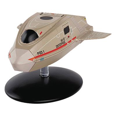 #06 NX-01 Enterprise Shuttlecraft "Pod 1" Shuttlecraft Diecast Model Ship (Eaglemoss / Star Trek) Real Merch