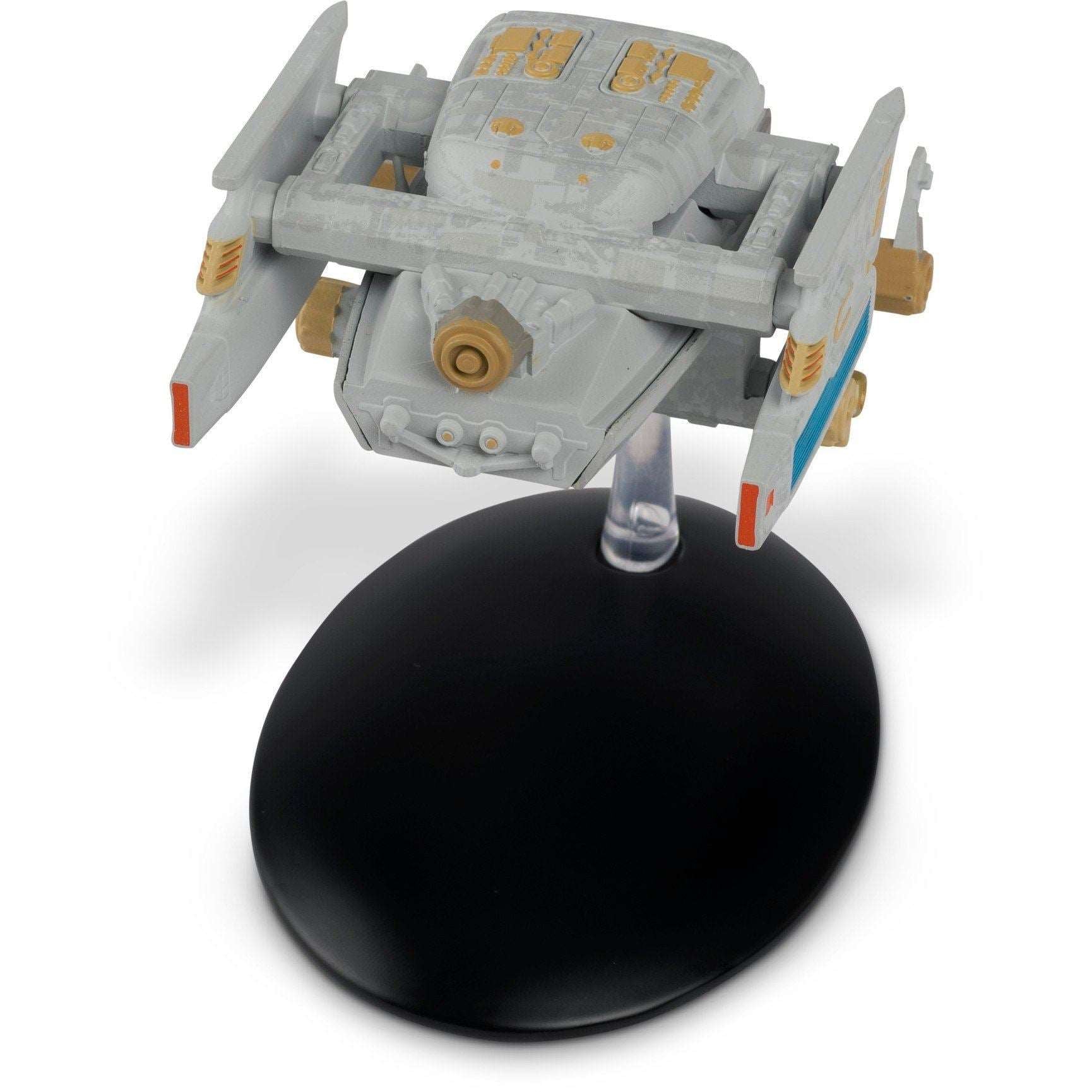 #140 Starfleet Federation Tug Starship Model Die Cast Ship (Eaglemoss / Star Trek) Real Merch