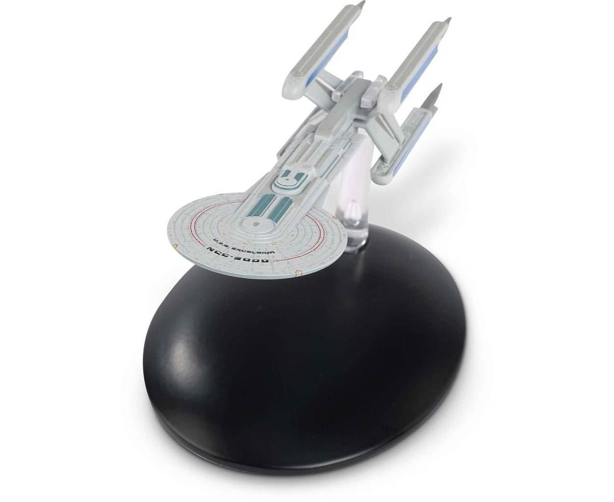 #152 U.S.S. Excelsior (Nilo Rodis Concept I) Diecast Model Ship (Star Trek / Eaglemoss) Real Merch