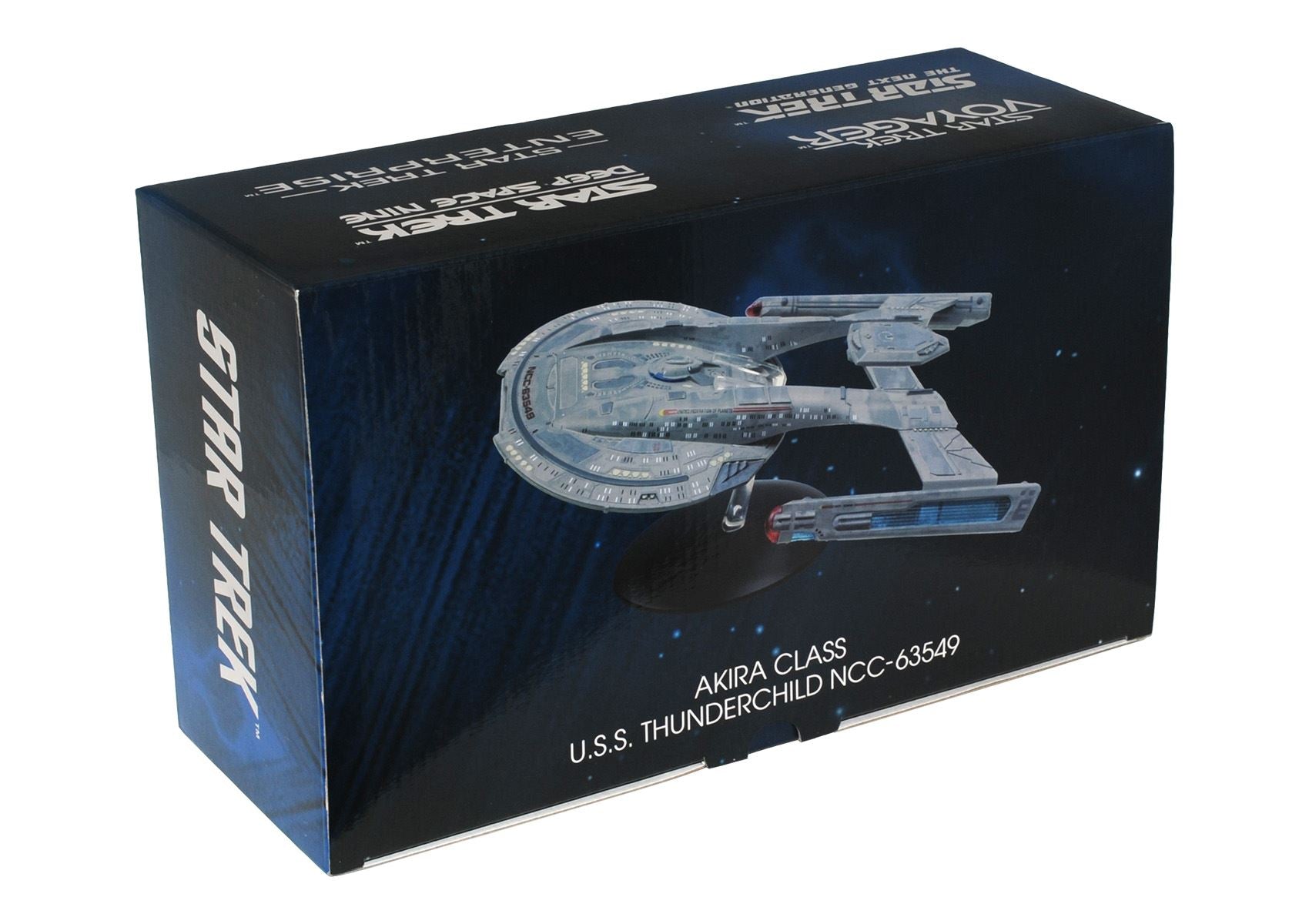 #12 U.S.S. Thunderchild NCC-63549 (Akira-class) XL EDITION Model Die Cast Ship (Eaglemoss / Star Trek) Real Merch