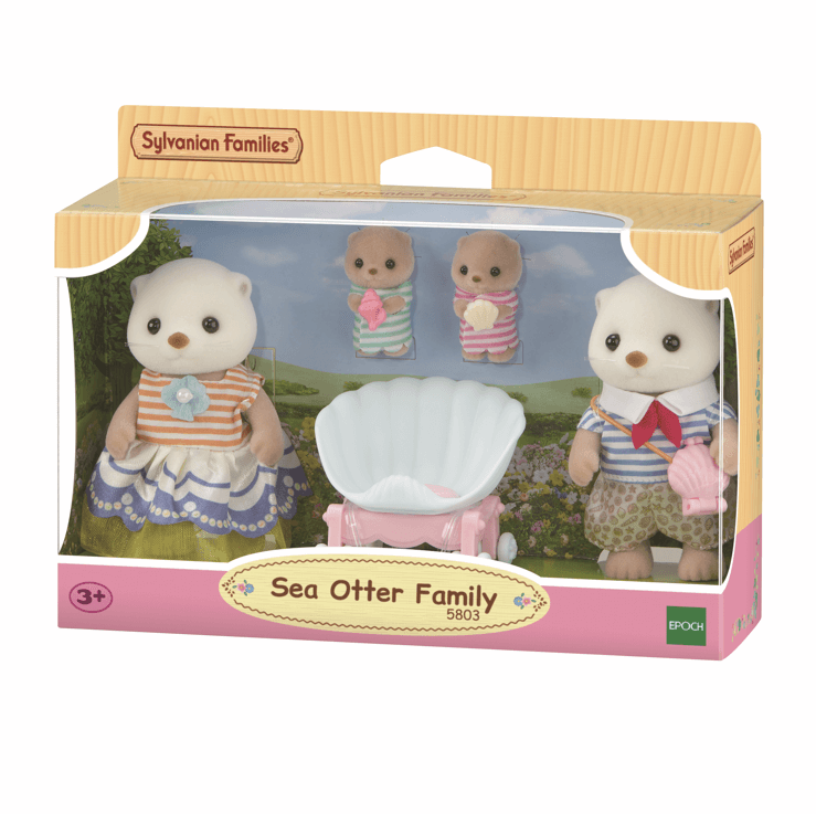 Sylvanian Families Sea Otter Family Toy Playset for Ages 3 and Up Curious Minds