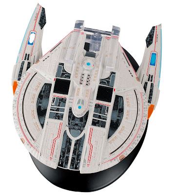 #17 U.S.S. Edison NCC-95160 Federation Temporal Warship Model Diecast Ship STO (Eaglemoss / Star Trek) Real Merch