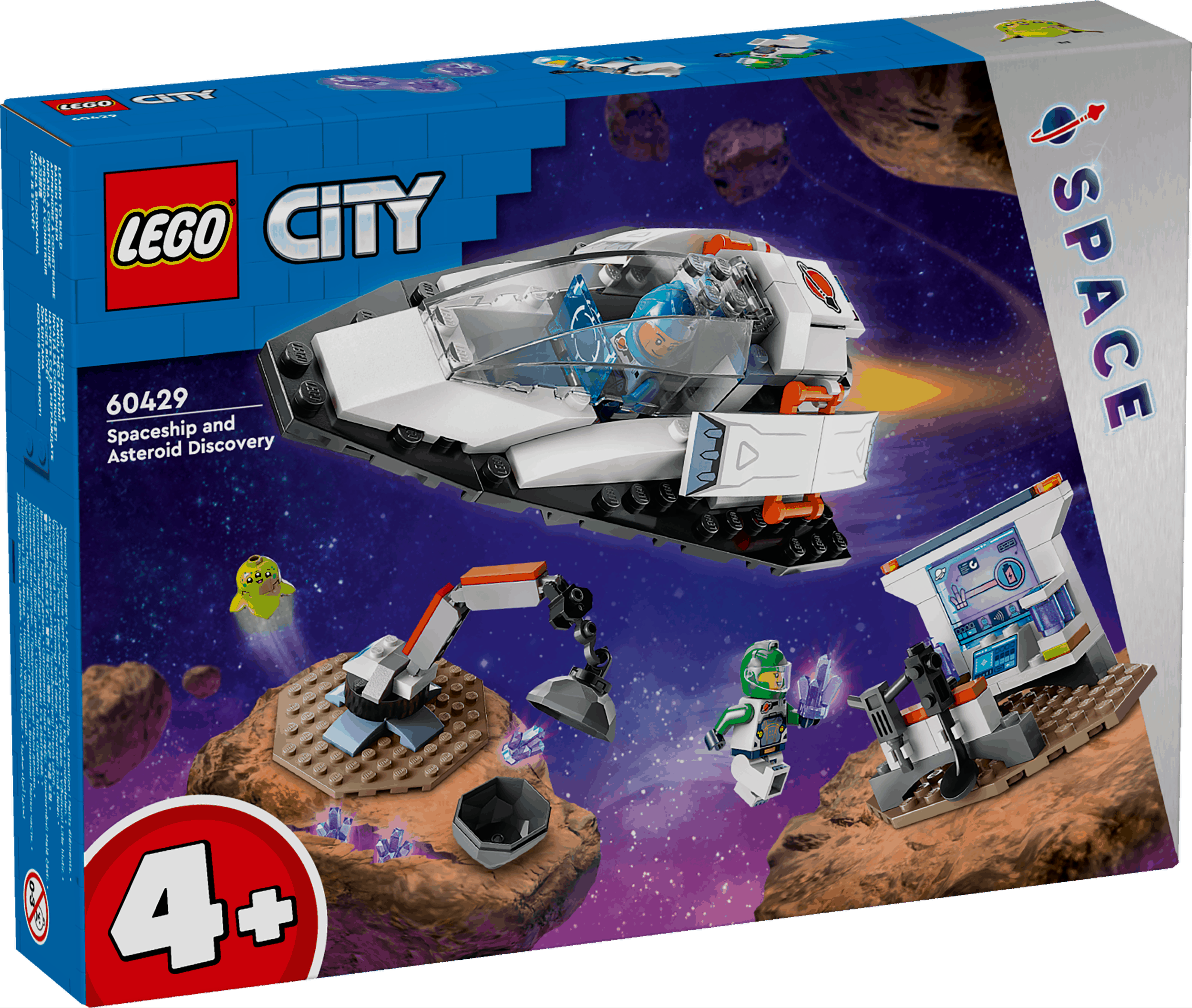 Lego City Space 60429 Spaceship and Asteroid Discovery for Ages 4 & Up Curious Minds