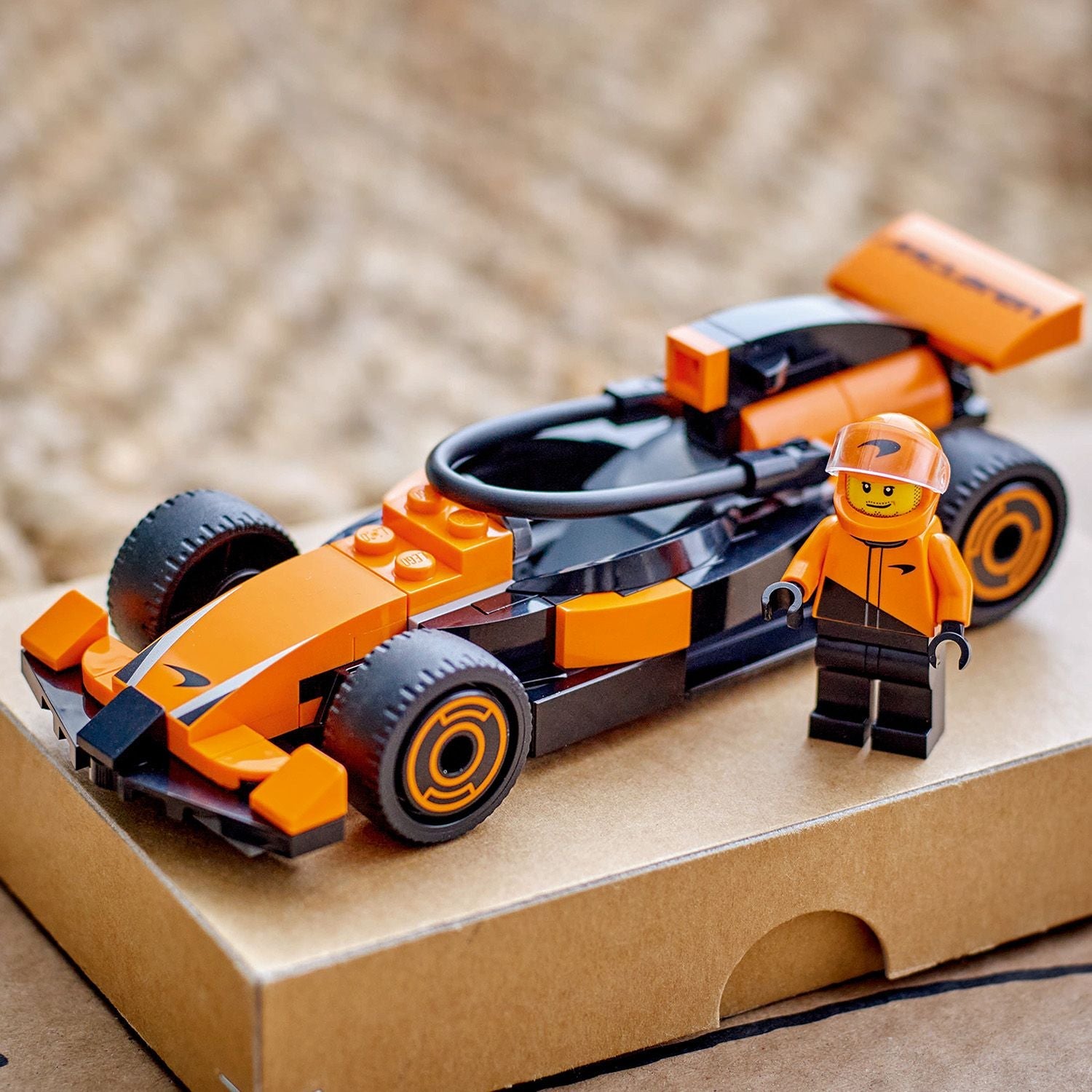 Lego City 60442 F1 Driver with McLaren Race Car Playset for Age 6 & Up Curious Minds