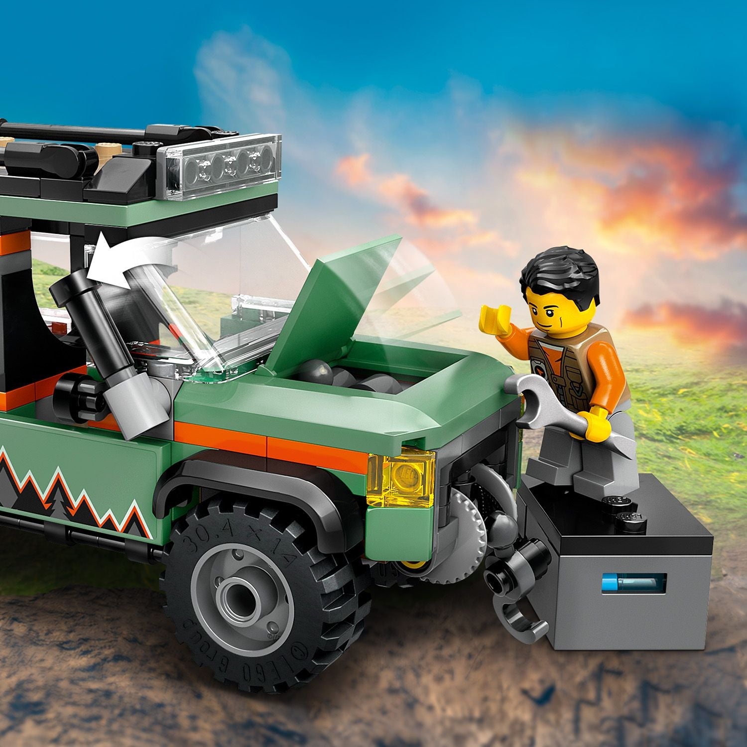 Lego City 60447 Off-Road 4x4 Mountain Truck Playset for Ages 6 and Up Curious Minds