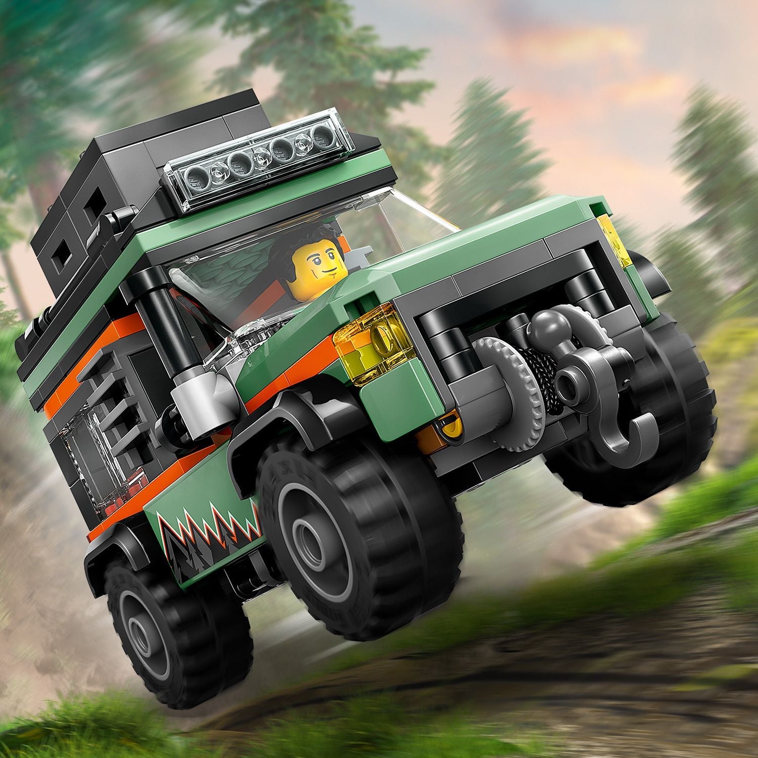 Lego City 60447 Off-Road 4x4 Mountain Truck Playset for Ages 6 and Up Curious Minds