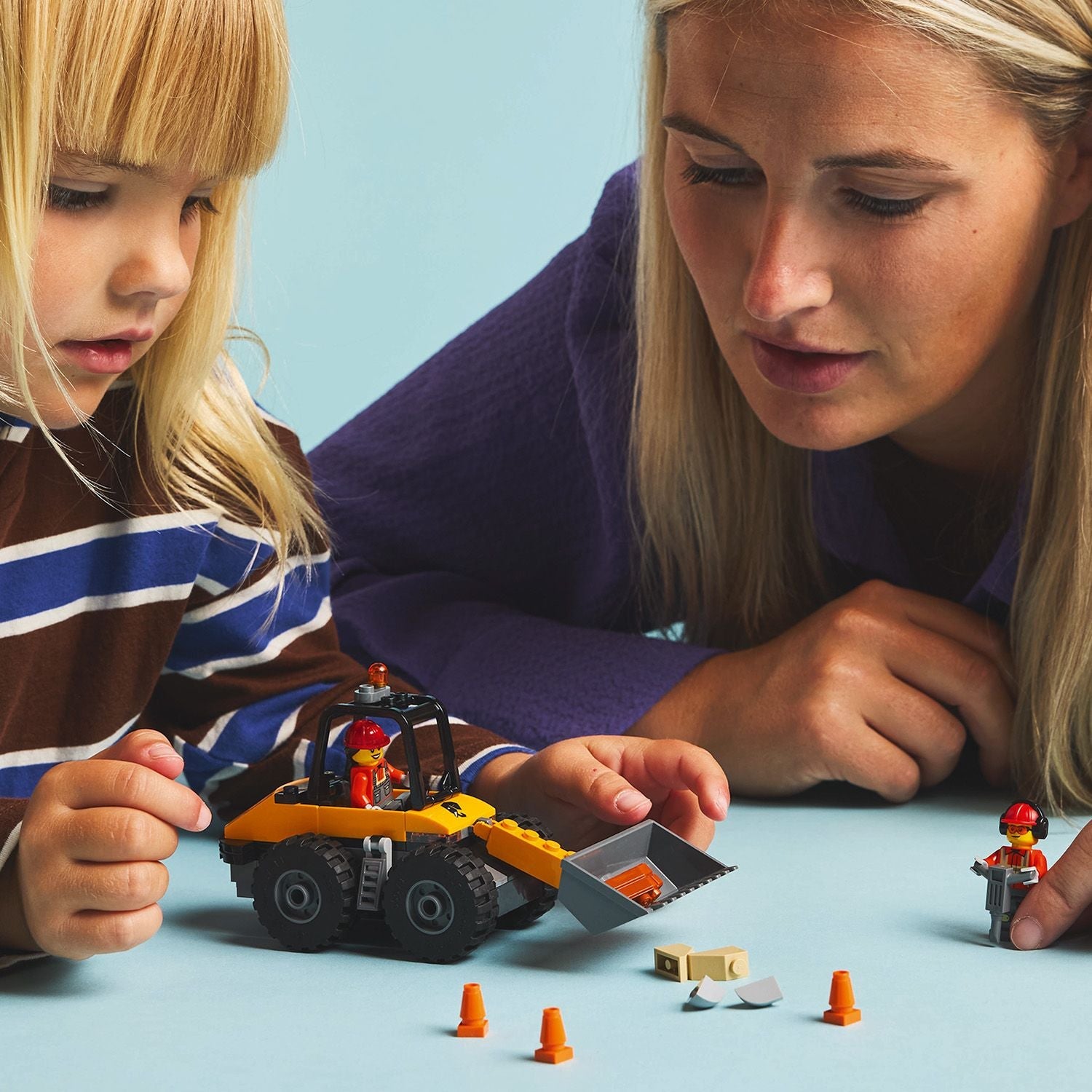 Lego City 60450 Yellow Construction Wheel Loader Playset for Ages 4+ Curious Minds