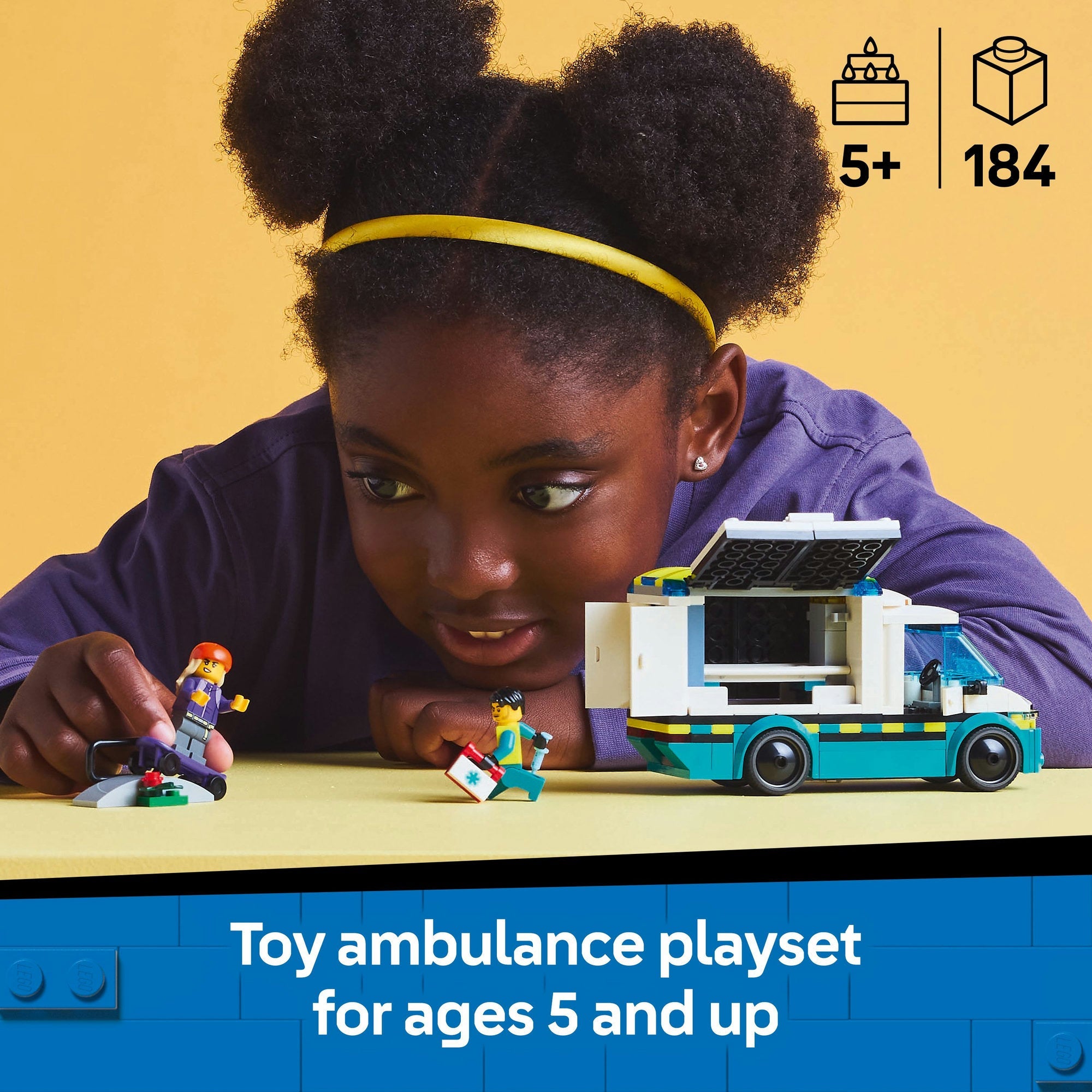 Lego City 60451 Emergency Ambulance Playset for Ages 5 and Up Curious Minds