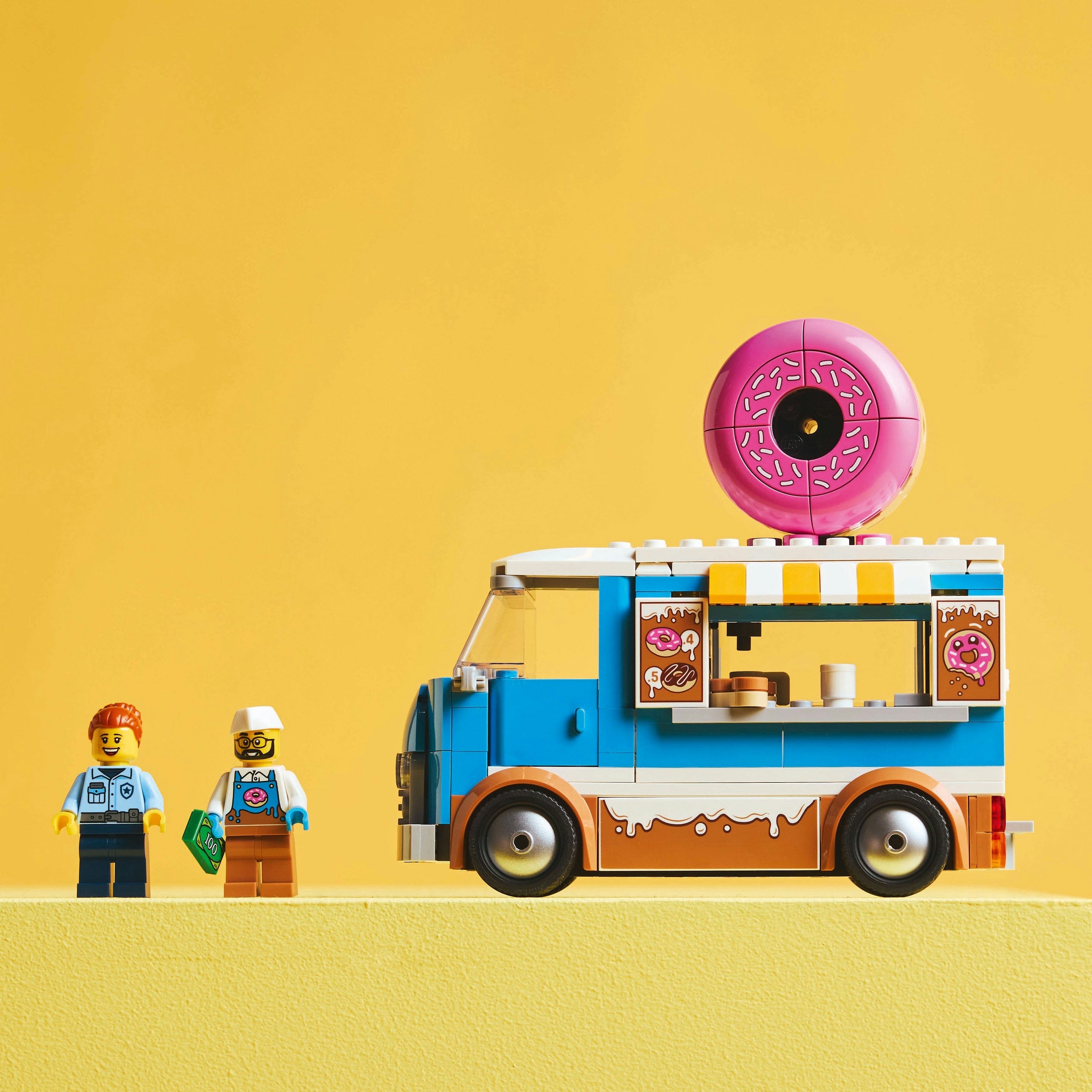 Lego City 60452 Doughnut Truck Buildable Toy Playset for Ages 5 and Up Curious Minds