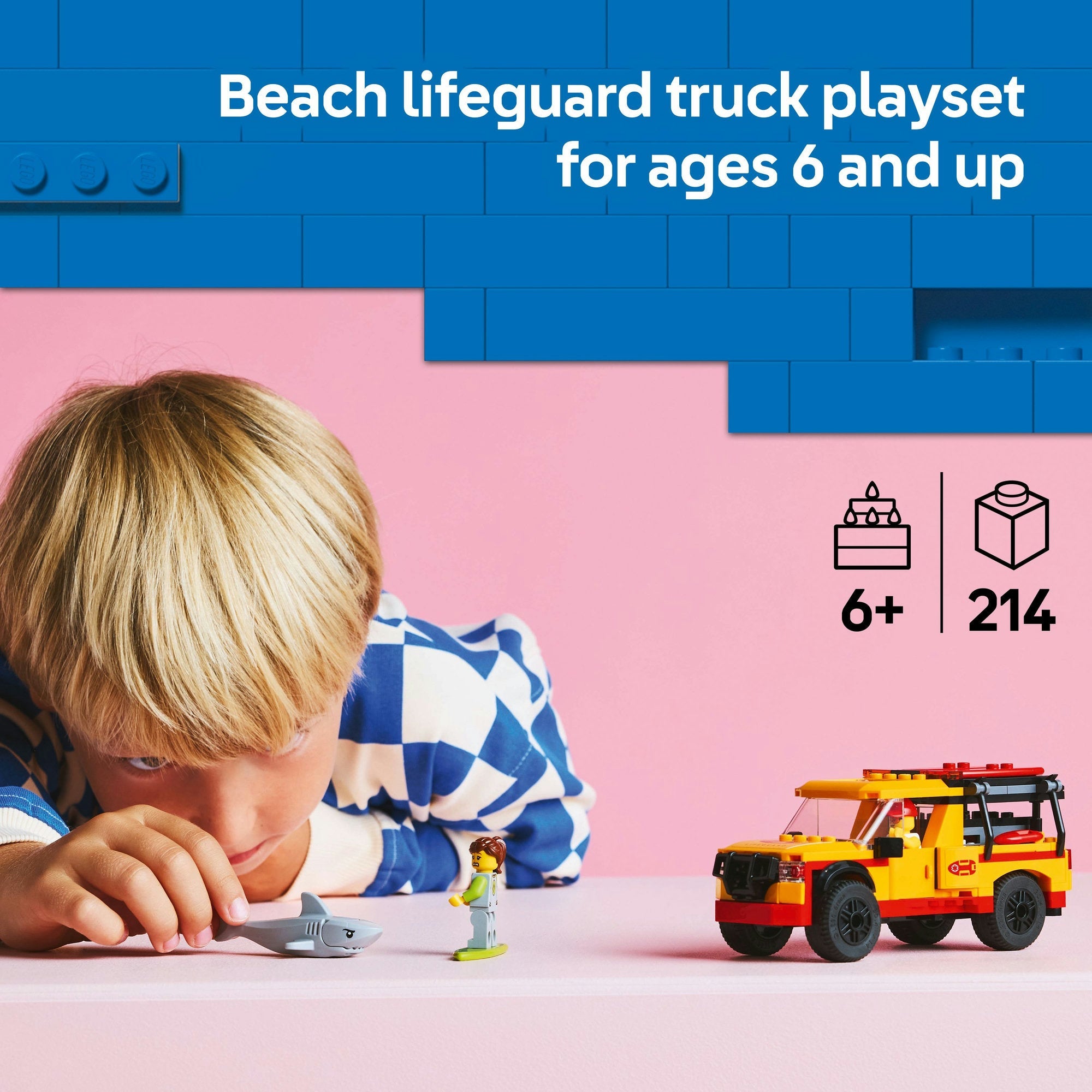 Lego City 60453 Lifeguard Beach Rescue Truck Playset for Ages 6 and Up Curious Minds