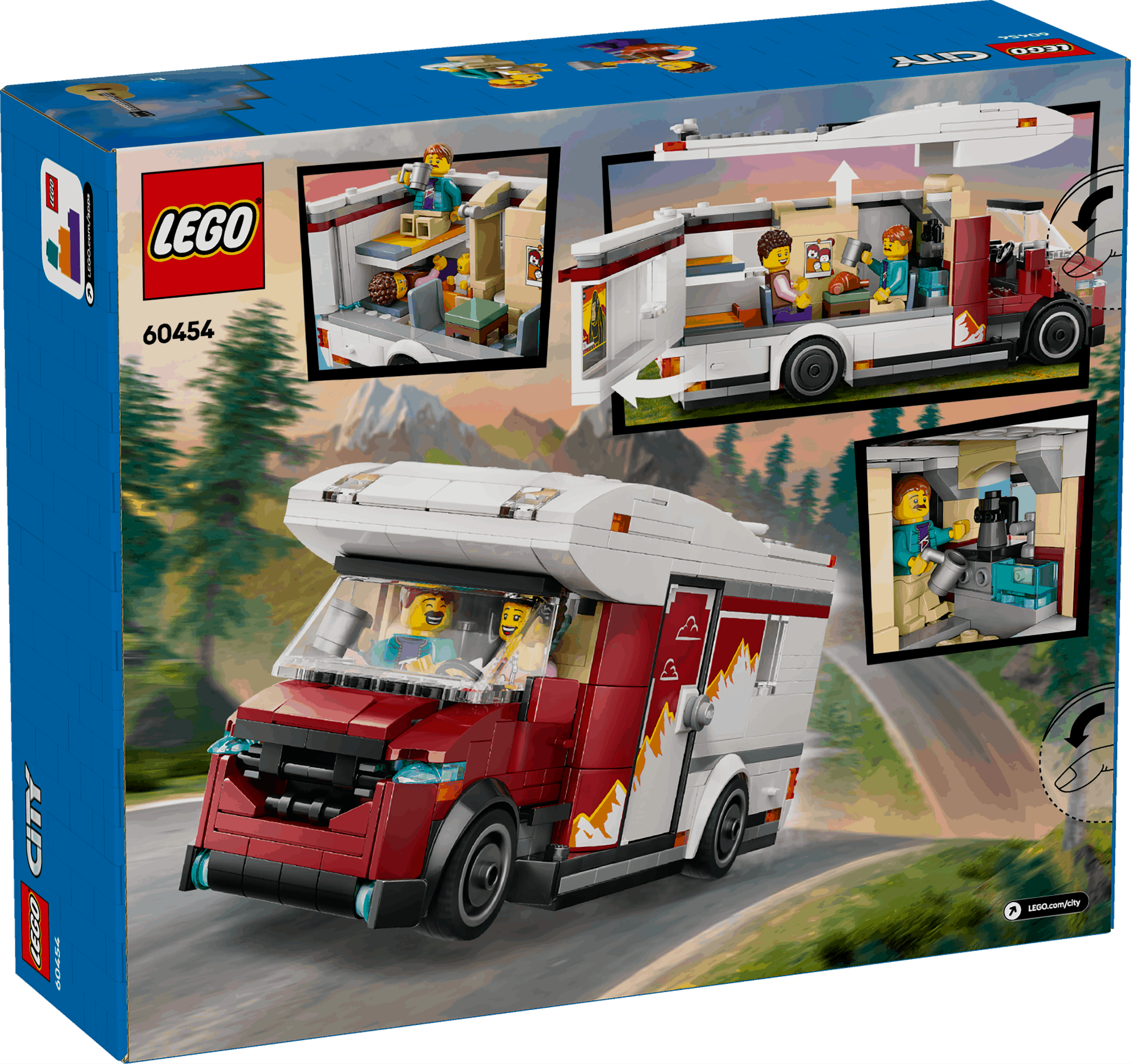 Lego City 60454 Holiday Adventure Camper Van Playset for Ages 6 and Up Curious Minds