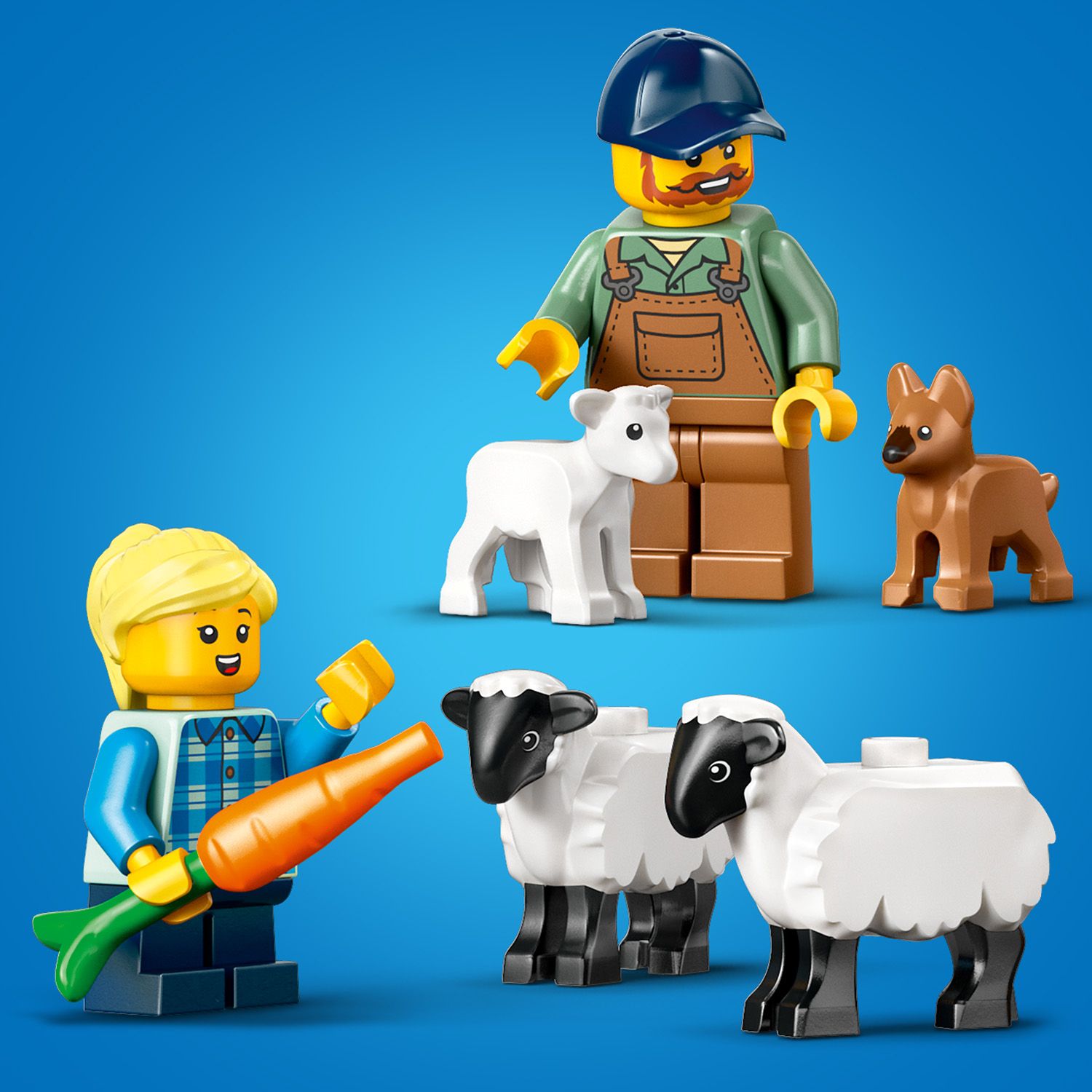 Lego City 60461 Red Farm Tractor with Trailer & Sheep for Ages 4 & Up Curious Minds