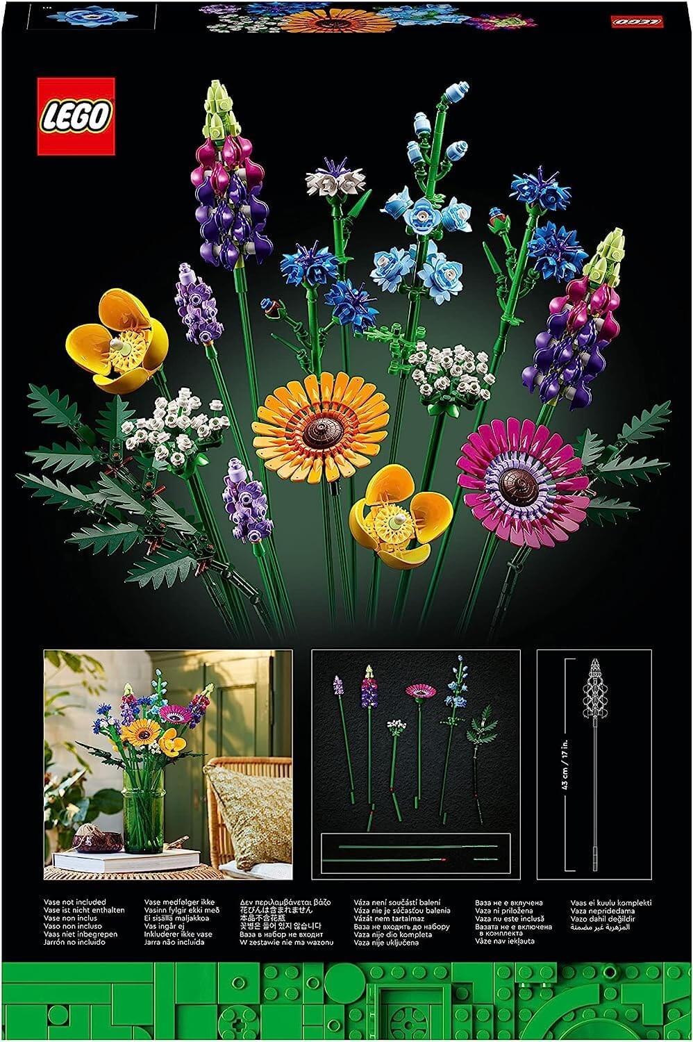 Lego Botanicals 10313 Wildflower Bouquet Set for Adults Ages 18 and Up Curious Minds