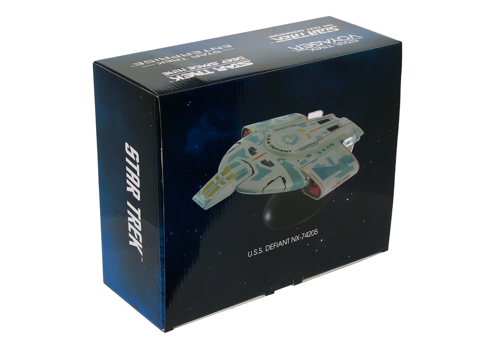 #07 U.S.S. Defiant NX-74205 XL EDITION Model Die Cast Ship (Eaglemoss / Star Trek) Real Merch