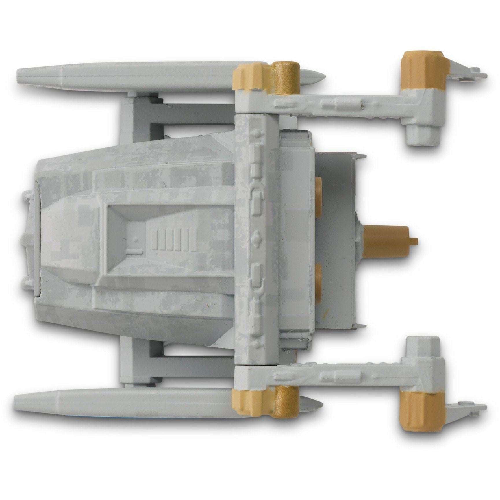 #140 Starfleet Federation Tug Starship Model Die Cast Ship (Eaglemoss / Star Trek) Real Merch