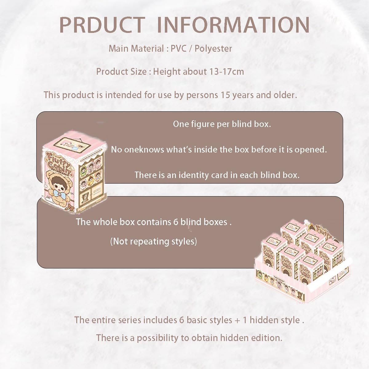 Zoraa Fluffy Cabin Series Blind Box Rooleo