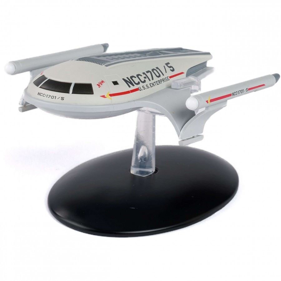 #18 U.S.S. Enterprise Shuttlecraft NCC-1701 / 5 "Al-Biruni" Matt Jefferies Shuttle Concept (TOS) Model Diecast Ship (Eaglemoss / Star Trek) Real Merch