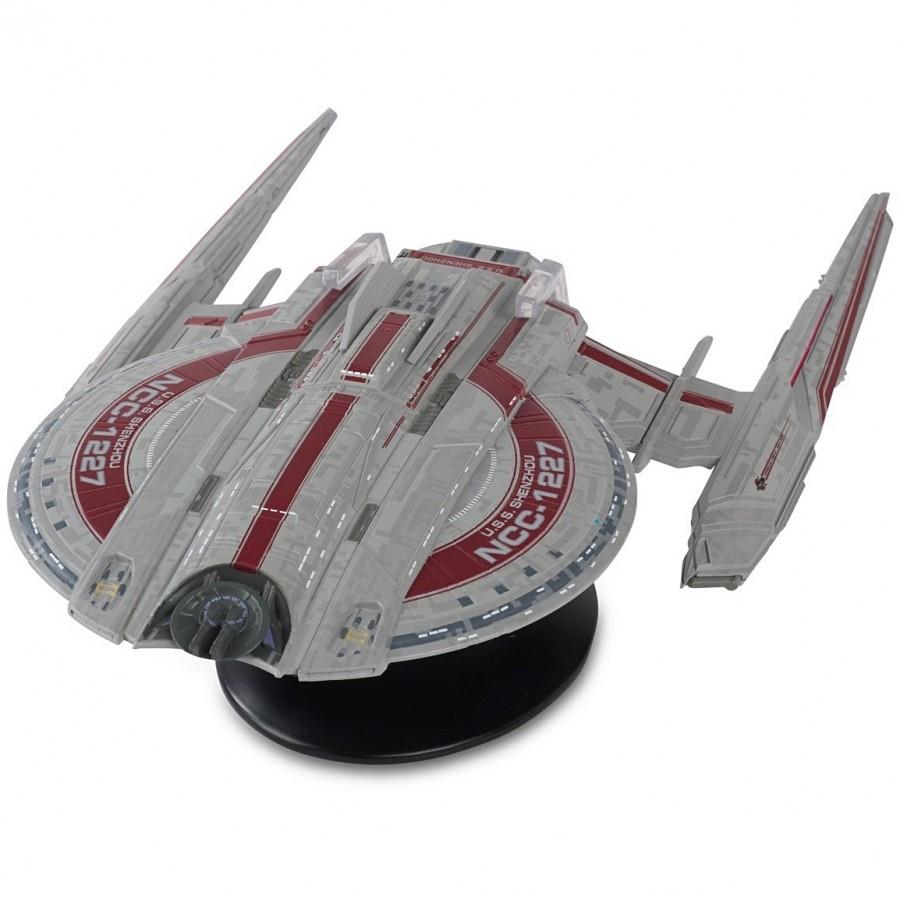 #22 U.S.S. Shenzhou NCC-1227 XL EDITION Discovery Starship Model Diecast Ship (Eaglemoss / Star Trek) Real Merch