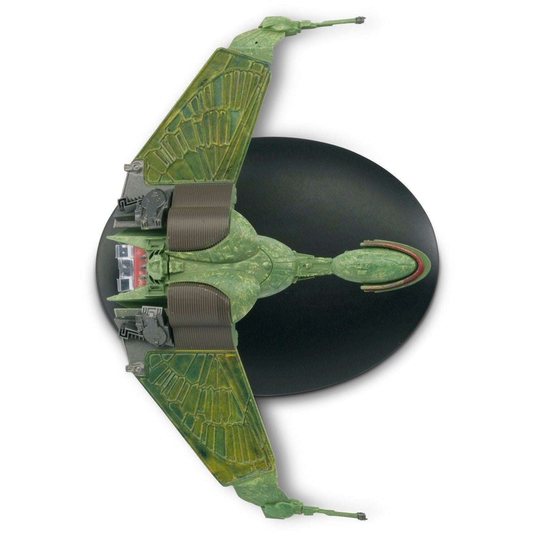 #02 Klingon Bird-of-Prey (B'rel-class) Model Die Cast Ship (Eaglemoss / Star Trek) Real Merch