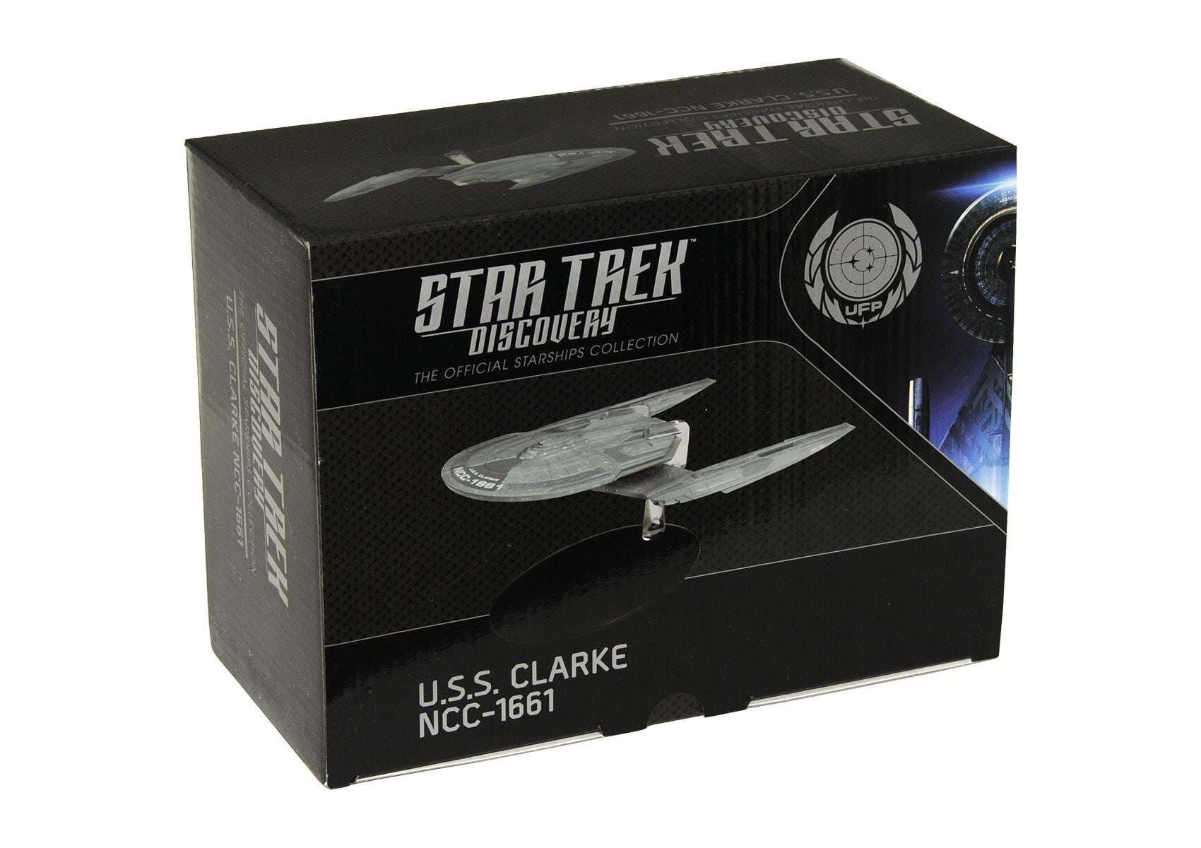 #09 U.S.S. Clarke NCC-1661 (Malachowski-class) Discovery Diecast Model Ship (Eaglemoss / Star Trek) Real Merch