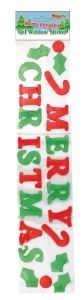 Gel Window Sticker Christmas Decoration with Merry Christmas Design Curious Minds