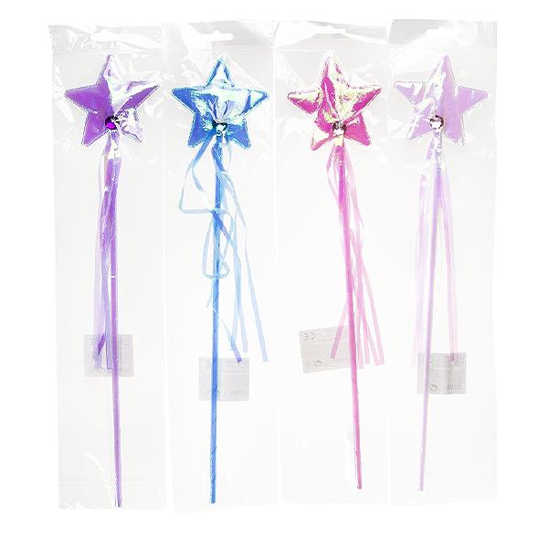 Iridescent White Star Magical Fairy Wand Dress Up Accessory Curious Minds