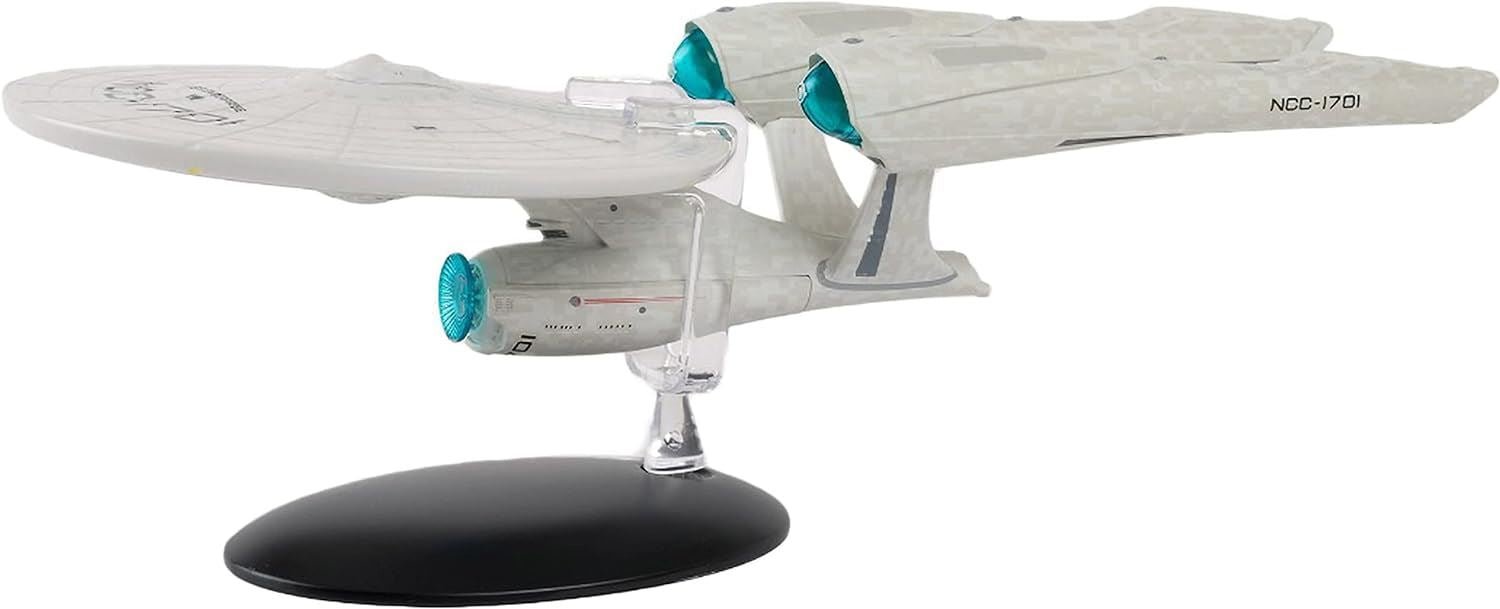 #23 U.S.S. Enterprise NCC-1701 (2009) Kelvin Timeline XL EDITION Diecast Model Ship (Eaglemoss / Star Trek) Real Merch