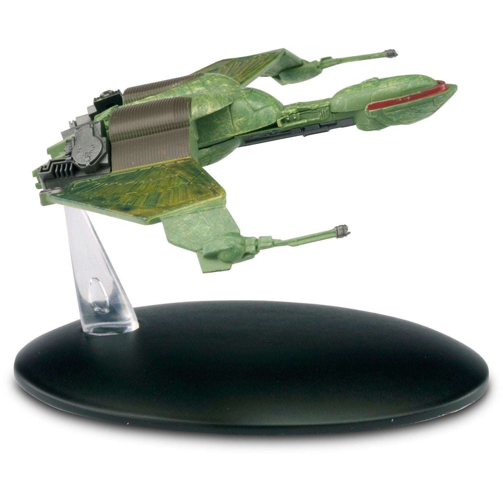 #02 Klingon Bird-of-Prey (B'rel-class) Model Die Cast Ship (Eaglemoss / Star Trek) Real Merch