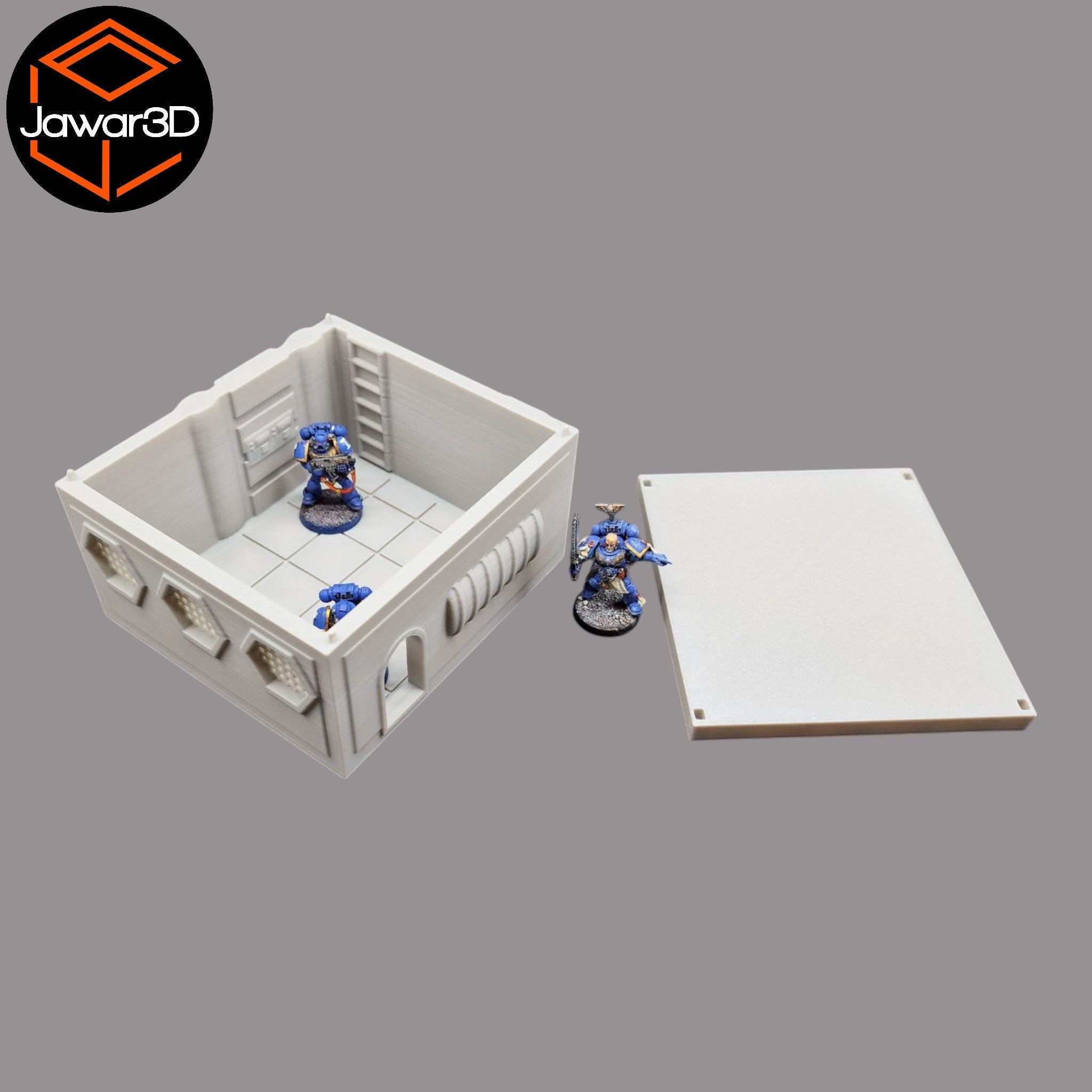 Sci-Fi House - 28mm Wargaming Scatter Terrain Scenery Tabletop Miniature Jawar3d