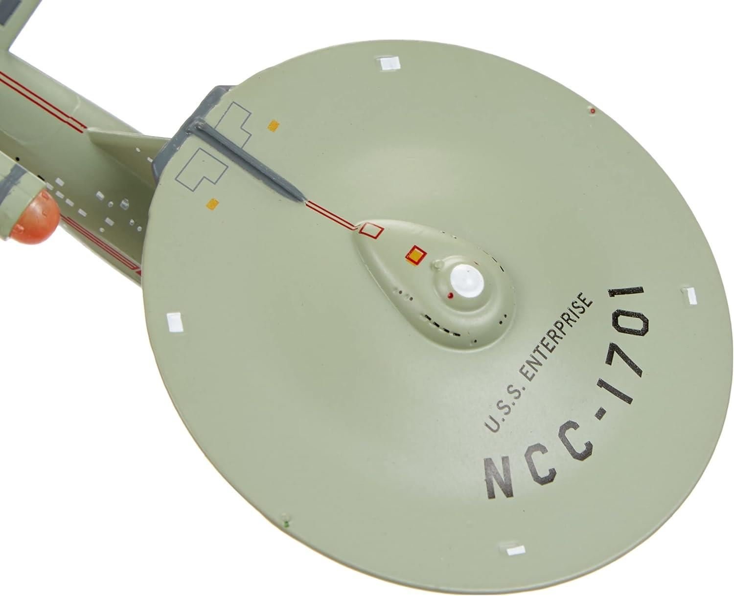 #50 U.S.S. Enterprise NCC-1701 (Constitution-class) TOS Die-cast Model Ship (Star Trek / Eaglemoss) Real Merch