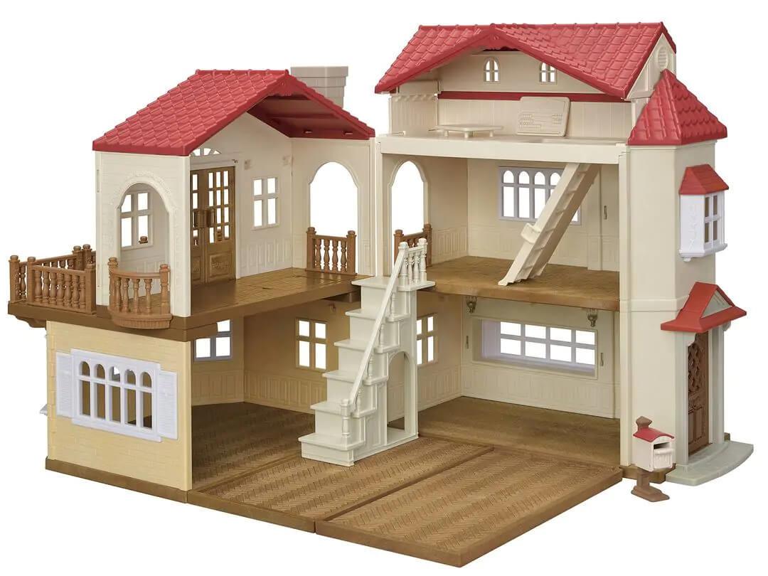 Sylvanian Families Red Roof Country Home Secret Attic Playroom Ages 3+ Curious Minds