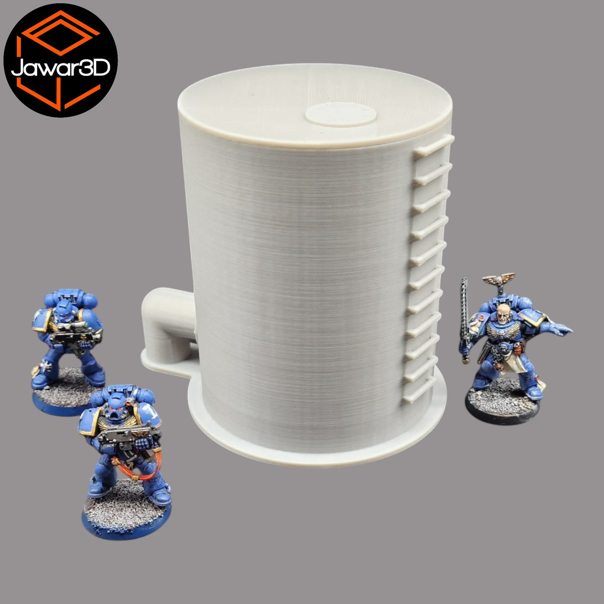 Storage Tank - 28mm Wargaming Scatter Terrain Scenery Tabletop Miniature Jawar3d