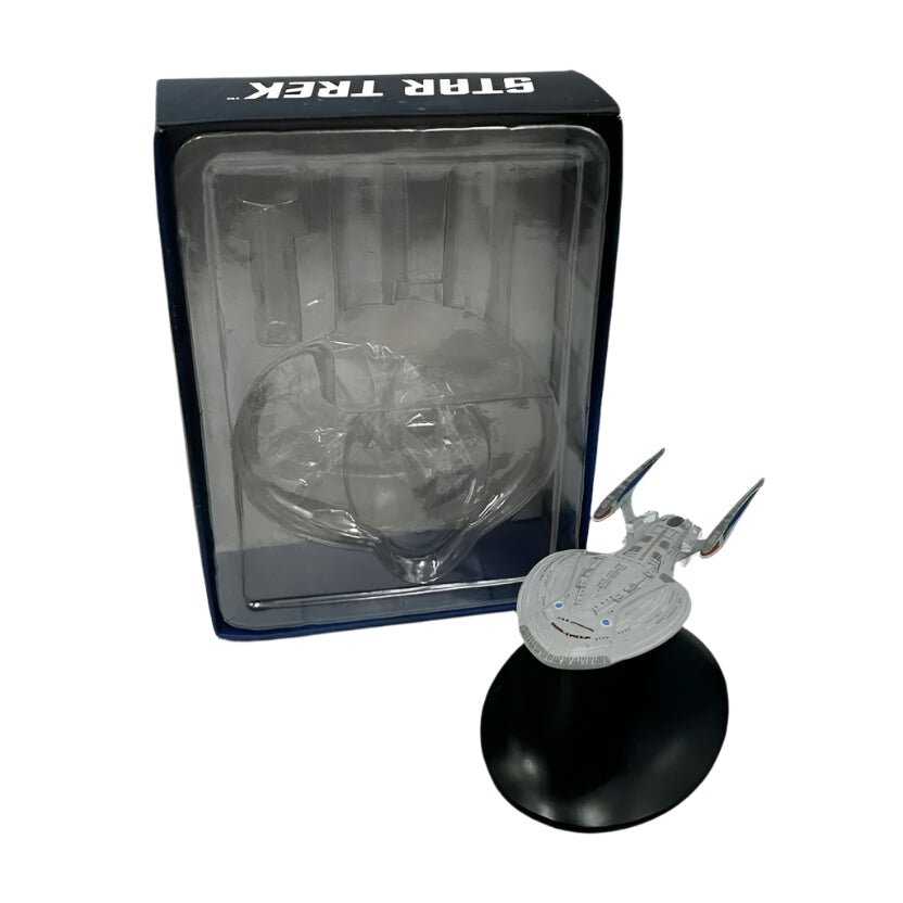 #13 U.S.S. Enterprise NCC-1701-F (Federation Livery) Model Die Cast Ship BONUS ISSUE (Eaglemoss / Star Trek) Real Merch