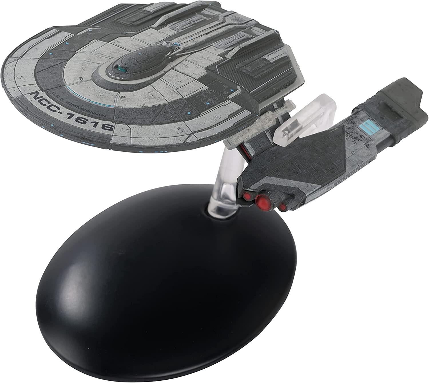 #27 U.S.S. Zimmerman NCC-1616 Starfleet Tug (Helios-class) Discovery Ships Model Diecast Federation Tug Ship (Eaglemoss / Star Trek) Real Merch