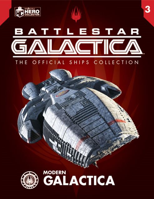 #03 Modern Galactica (2004 Series) Model Diecast Ship (Eaglemoss / Battlestar Galactica) Real Merch