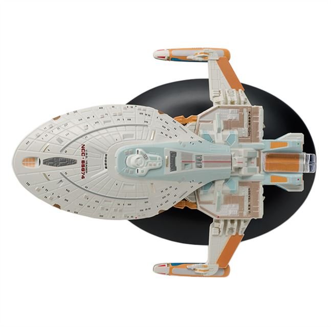 #122 U.S.S. Yeager NCC-65674 Model Diecast Ship (Eaglemoss / Star Trek) Real Merch